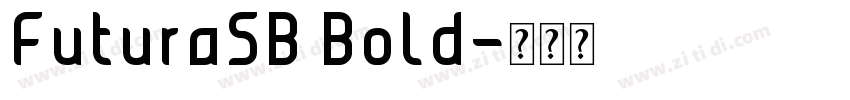 FuturaSB Bold字体转换